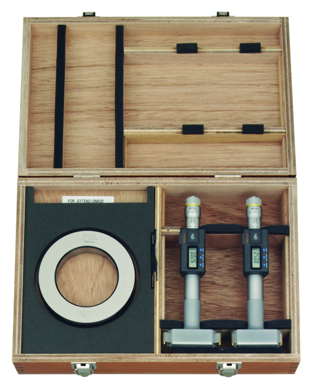 Mitutoyo Digimatic Holtest 3-ponton mérő belső mikrométer készlet, IP65, 75-88 / 87-100 mm, 0.001 mm (468-985) termék fő termékképe