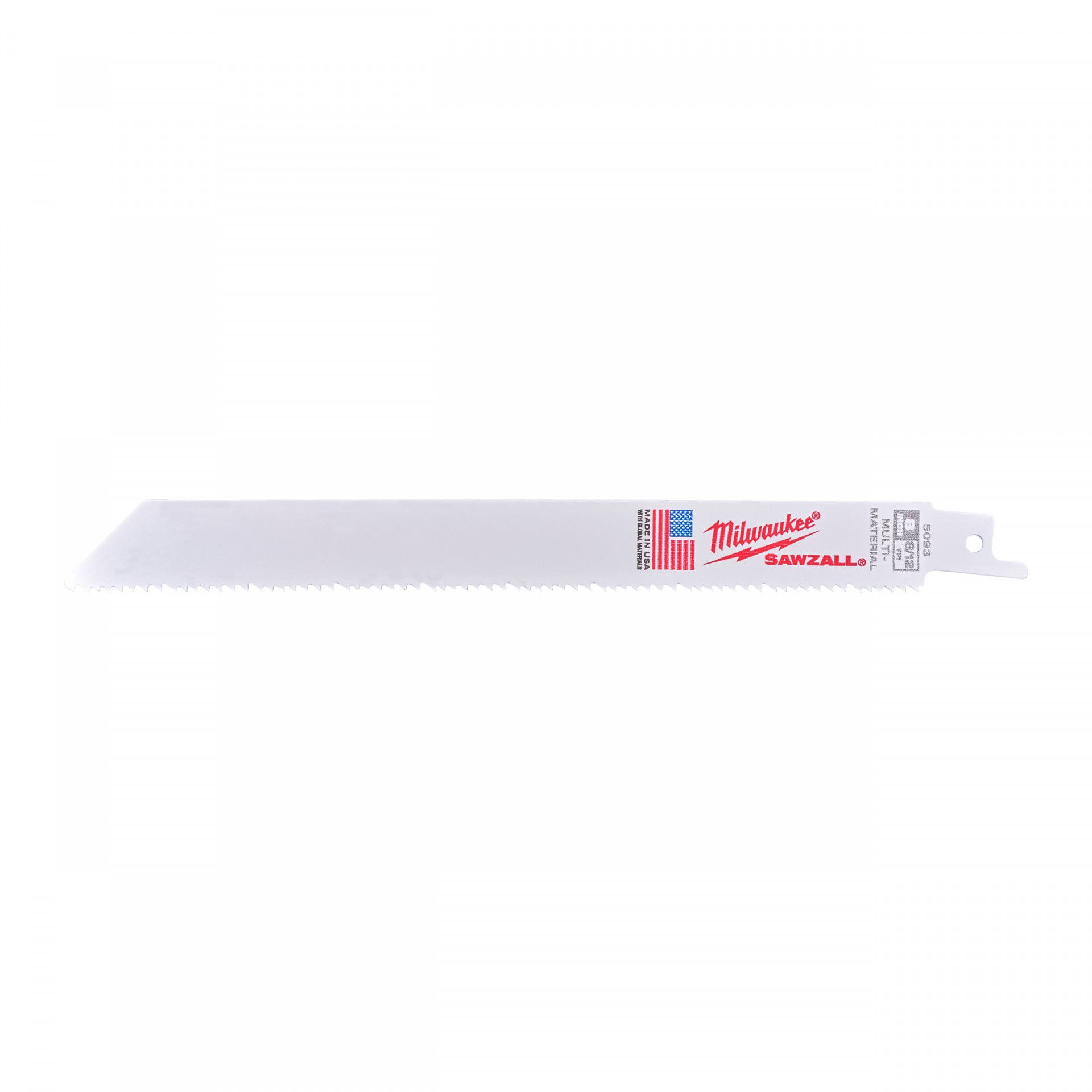 Milwaukee Univerzális szablyafűrészlap, Bi-Met, Co, 200 mm, 8/12 TPi, 500 db/csomag termék fő termékképe