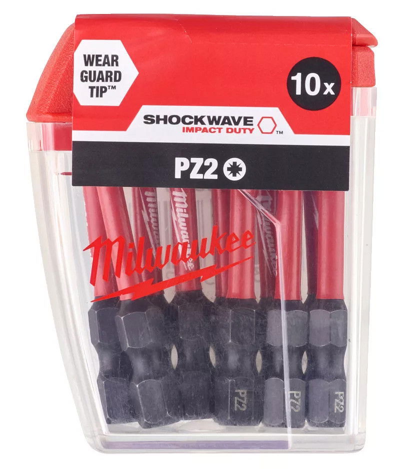 Milwaukee Shockwave Impact Duty™ csavarozó bit, 50 mm, PZ 2, 10 db/csomag termék fő termékképe