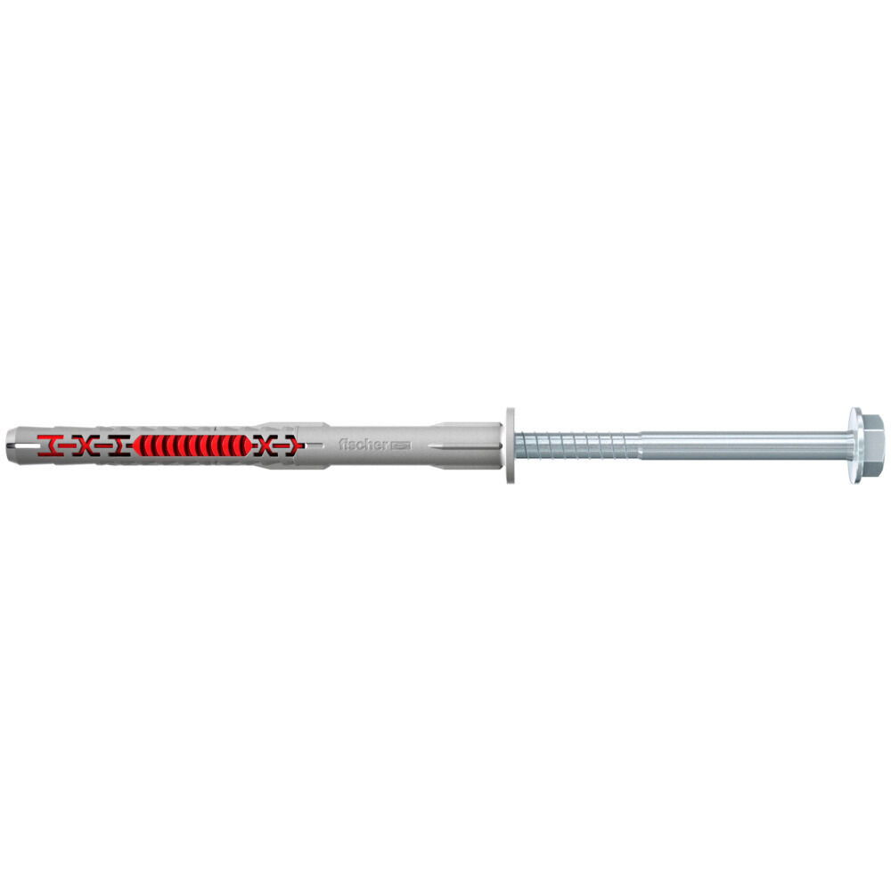 Fischer DuoXpand 10x100 FUS rögzítődübel cinkkel galvanizált acél, hatlapfejű csavarral, 50 db/csomag termék fő termékképe